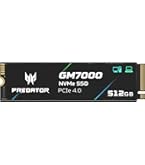Amazon.com: acer Predator GM7 1TB SSD: M.2 2280 PCIe Gen 4 x4 NVMe